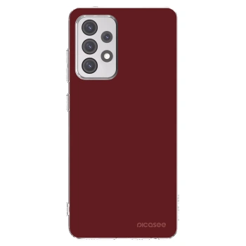 Picasee silikonowe przeźroczyste etui na Samsung Galaxy A52 5G A525F - Red Bliss