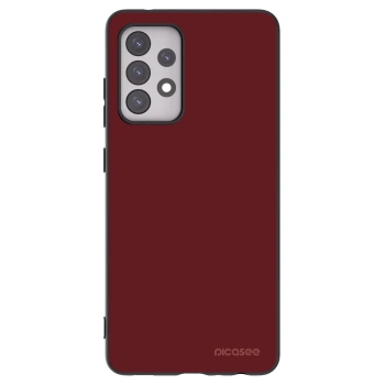 Picasee silikonowe czarne etui na Samsung Galaxy A52 5G A525F - Red Bliss