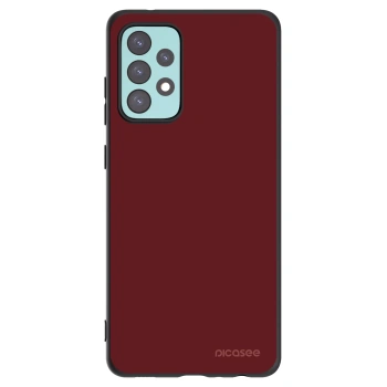Picasee silikonowe czarne etui na Samsung Galaxy A72 A725F - Red Bliss
