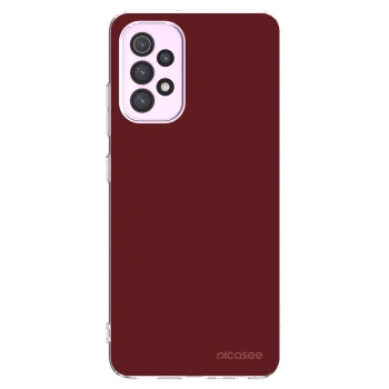 Picasee silikonowe przeźroczyste etui na Samsung Galaxy A32 5G A326B - Red Bliss