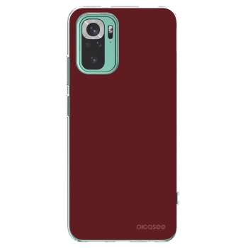 Picasee silikonowe przeźroczyste etui na Xiaomi Redmi Note 10 Pro - Red Bliss