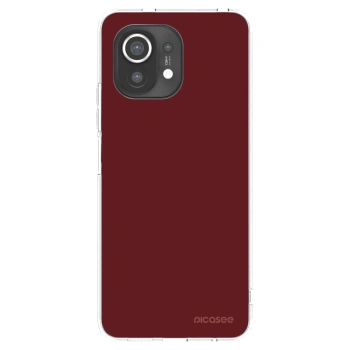 Picasee silikonowe przeźroczyste etui na Xiaomi Mi 11 - Red Bliss