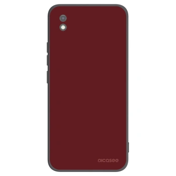 Picasee silikonowe czarne etui na Xiaomi Redmi 9AT - Red Bliss