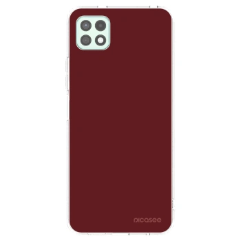 Picasee silikonowe przeźroczyste etui na Samsung Galaxy A22 A226B 5G - Red Bliss