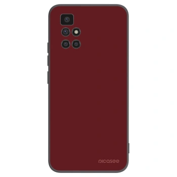 Picasee silikonowe czarne etui na Xiaomi Redmi 10 - Red Bliss
