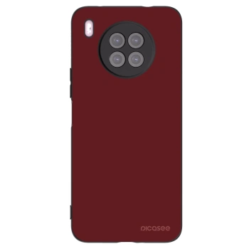 Picasee silikonowe czarne etui na Huawei Nova 8i - Red Bliss
