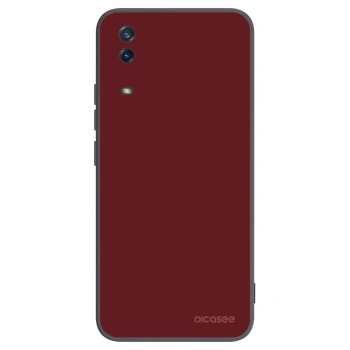 Picasee silikonowe czarne etui na Vivo Y11s - Red Bliss
