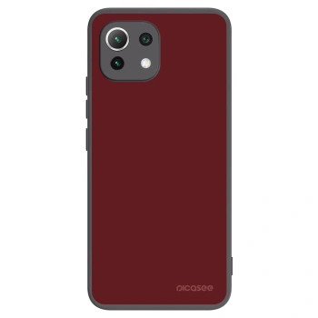 Picasee silikonowe czarne etui na Xiaomi 11 Lite 5G NE - Red Bliss