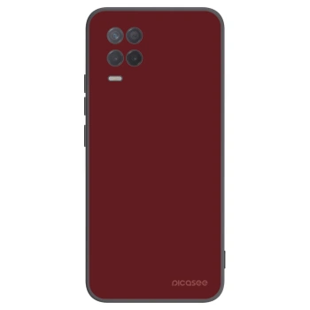 Picasee silikonowe czarne etui na Realme 8 5G - Red Bliss