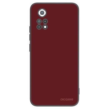 Picasee silikonowe czarne etui na Xiaomi Poco X4 Pro 5G - Red Bliss