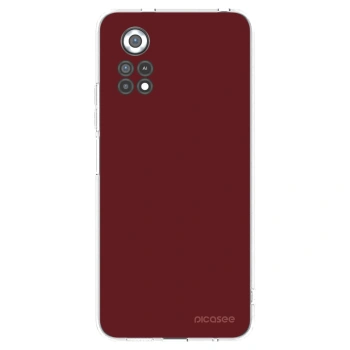 Picasee silikonowe przeźroczyste etui na Xiaomi Poco X4 Pro 5G - Red Bliss