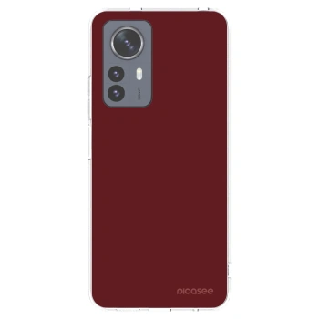 Picasee silikonowe przeźroczyste etui na Xiaomi 12 Pro - Red Bliss