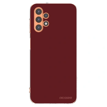 Picasee silikonowe przeźroczyste etui na Samsung Galaxy A13 4G A135 - Red Bliss
