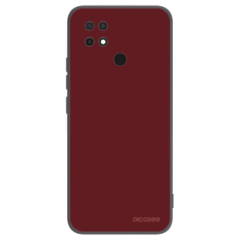 Picasee silikonowe czarne etui na Xiaomi Redmi 10C - Red Bliss