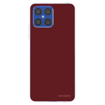 Picasee silikonowe przeźroczyste etui na Honor X8 4G - Red Bliss