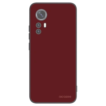 Picasee silikonowe czarne etui na Xiaomi 12X - Red Bliss