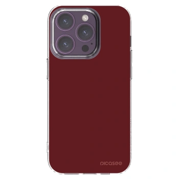 Picasee silikonowe przeźroczyste etui na Apple iPhone 14 Pro - Red Bliss