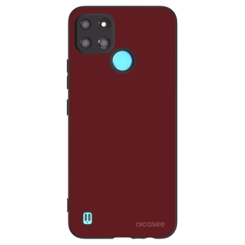 Picasee silikonowe czarne etui na Realme C21Y - Red Bliss