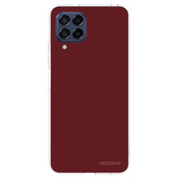 Picasee silikonowe przeźroczyste etui na Samsung Galaxy M53 5G - Red Bliss