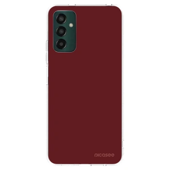 Picasee silikonowe przeźroczyste etui na Samsung Galaxy M13 M135F - Red Bliss
