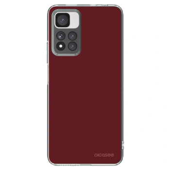 Picasee silikonowe przeźroczyste etui na Xiaomi Redmi Note 11 Pro+ 5G - Red Bliss