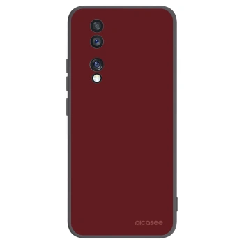 Picasee silikonowe czarne etui na Honor 70 - Red Bliss