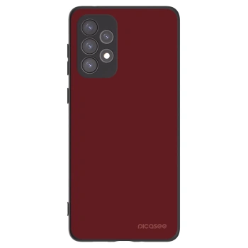 Picasee silikonowe czarne etui na Samsung Galaxy A73 5G - Red Bliss