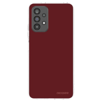 Picasee silikonowe przeźroczyste etui na Samsung Galaxy A73 5G - Red Bliss