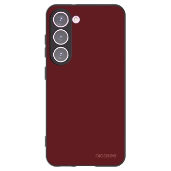Picasee silikonowe czarne etui na Samsung Galaxy S23 5G - Red Bliss