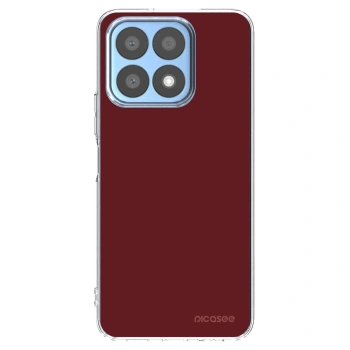 Picasee silikonowe przeźroczyste etui na Honor X8a - Red Bliss