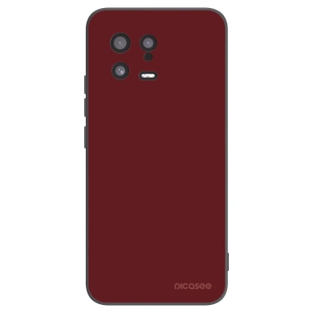 Picasee silikonowe czarne etui na Xiaomi 13 - Red Bliss