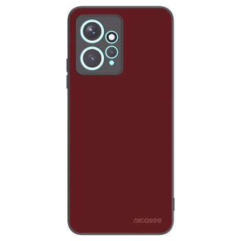 Picasee silikonowe czarne etui na Xiaomi Redmi Note 12 4G - Red Bliss