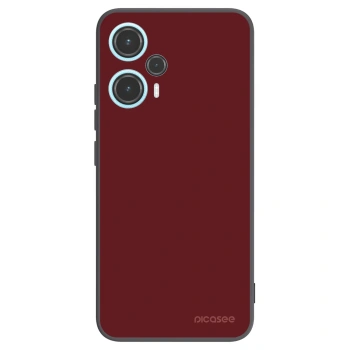 Picasee silikonowe czarne etui na Xiaomi Poco F5 - Red Bliss