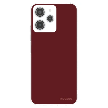 Picasee silikonowe przeźroczyste etui na Xiaomi Redmi 12 4G - Red Bliss