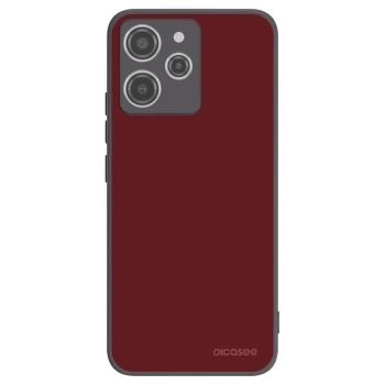 Picasee silikonowe czarne etui na Xiaomi Redmi 12 4G - Red Bliss