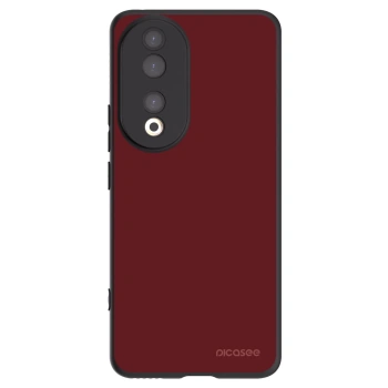Picasee silikonowe czarne etui na Honor 90 5G - Red Bliss