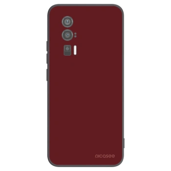 Picasee silikonowe czarne etui na Xiaomi Poco F5 Pro 5G - Red Bliss