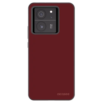 Picasee silikonowe czarne etui na Xiaomi 13T - Red Bliss