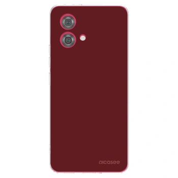 Picasee silikonowe przeźroczyste etui na Motorola Moto G84 5G - Red Bliss