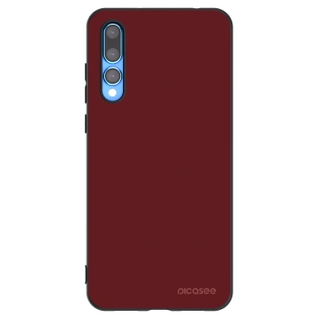 Picasee silikonowe czarne etui na Huawei P20 Pro - Red Bliss