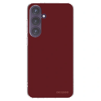 Picasee silikonowe przeźroczyste etui na Samsung Galaxy S24+ S926B 5G - Red Bliss