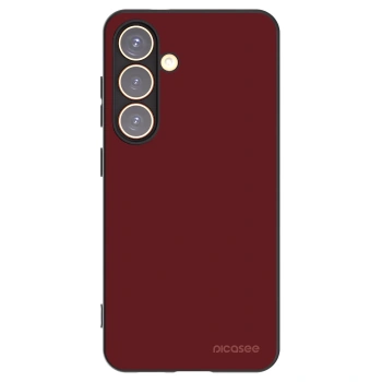 Picasee silikonowe czarne etui na Samsung Galaxy S24 S921B 5G - Red Bliss