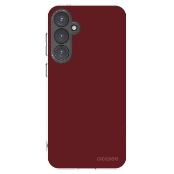 Picasee silikonowe przeźroczyste etui na Samsung Galaxy S23 FE S711B - Red Bliss