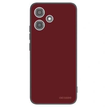 Picasee silikonowe czarne etui na Xiaomi Redmi 12 5G - Red Bliss