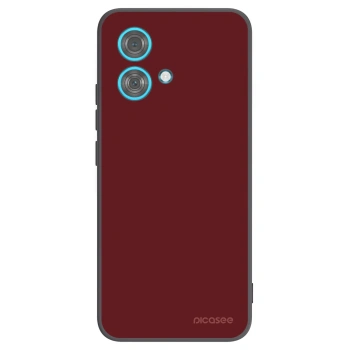 Picasee silikonowe czarne etui na Motorola Edge 40 Neo - Red Bliss