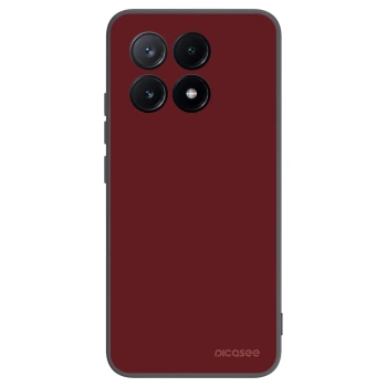 Picasee silikonowe czarne etui na Xiaomi Poco X6 Pro - Red Bliss