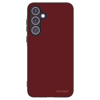 Picasee silikonowe czarne etui na Samsung Galaxy A35 5G A356B - Red Bliss