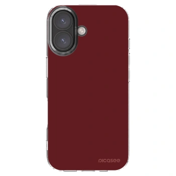 Picasee silikonowe przeźroczyste etui na Apple iPhone 16 - Red Bliss