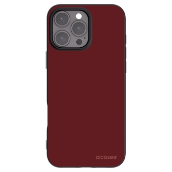Picasee silikonowe czarne etui na Apple iPhone 16 Pro Max - Red Bliss