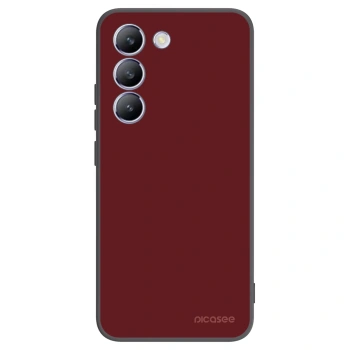 Picasee silikonowe czarne etui na Vivo V40 SE 5G - Red Bliss